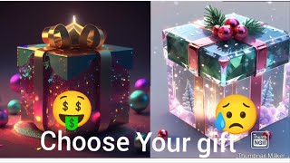 Choose to your gift  || 2 gift box challenge ✅❎ #pickonekickone #wouldyourather #chooseyourgift