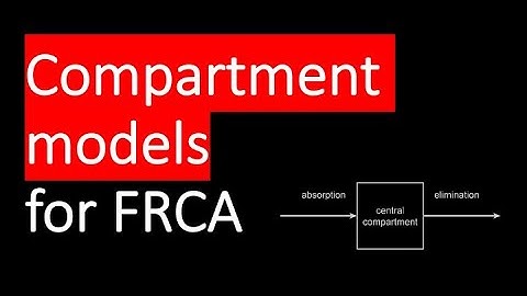 Compartment models, PHARMACOKINETICS, CRITICAL CARE
