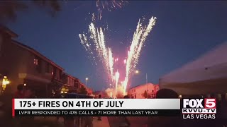 LVFR: 175 fires on July 4