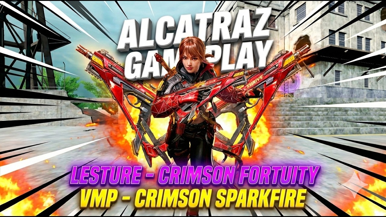 Legendary VMP - Crimson Sparkfire And Lustre - Crimson Fortuity Battle Royal Alcatraz GamePlay
