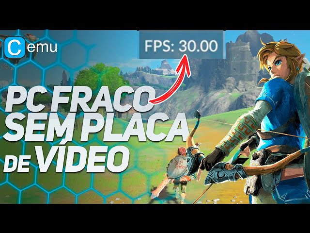 Como jogar Breath of The Wild no CEMU Pc fraco