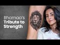 Empowerment inked  bhamaas black  grey lion face tattoo  aliens tattoo kochi