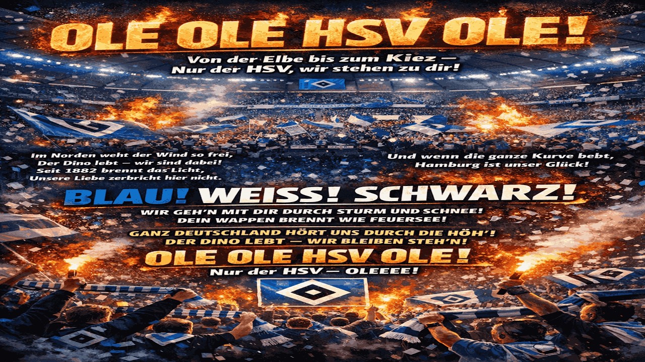 OLE ole HSV OLE    (Stadion-Kracher mit Mitgröhl-Garantie)