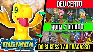 Sucesso e Fracasso do DIGIMON nos jogos | Evolução Digimon