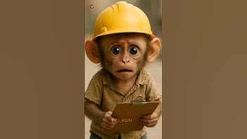 बंदर और मां #इमोशनल #funnyshorts #music #monkey #cute #emotional #familyfriendly #ai #shorts #video
