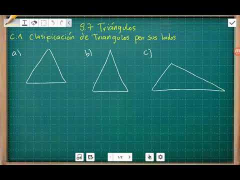 Clasificación de triángulos