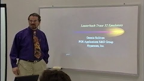 Lauterbach Trace 32 Training, Dennis Sullivan, 12-09-1999