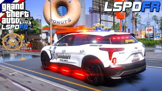 GTA V - LSPDFR มาเป็นตำรวจในเกม GTA V ตํารวจสหรัฐอเมริกา ซิ่งรถไฟฟ้าไล่ล่าผู้ต้องหาหลบหนี #354