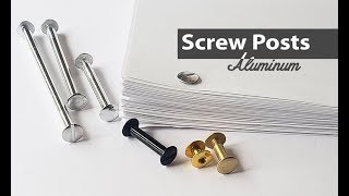 100pk Steel Screw Posts - Heavy Duty Chicago Screws - Many Sizes
