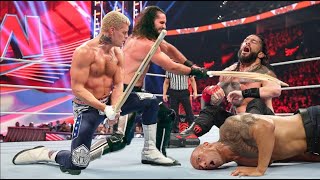 WWE 14 March 2024 Roman Reigns VS. Cody Rhodes VS. The Rock VS. Seth Rollins VS. All Raw SmackDown