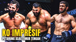 Rangkaian KO IMPRESIF Dari Para Petarung Asal Timur Tengah! | Retrospeksi ONE