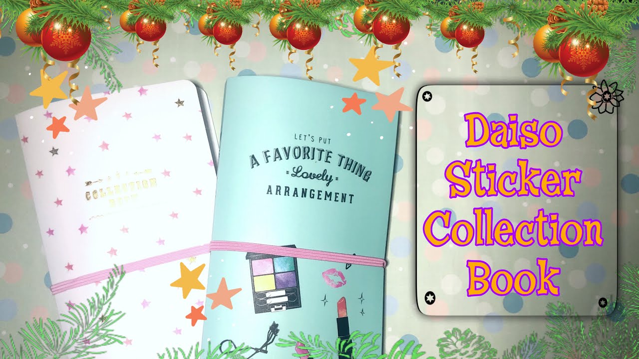 Review Daiso Sticker Book How to organize sticker sheet รีวิวสมุดใส่