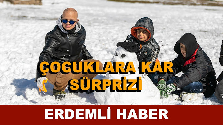 MERSİN'DE ÖZEL GEREKSİNİMLİ ÇOCUKLARA KAR SÜRPRİZİ