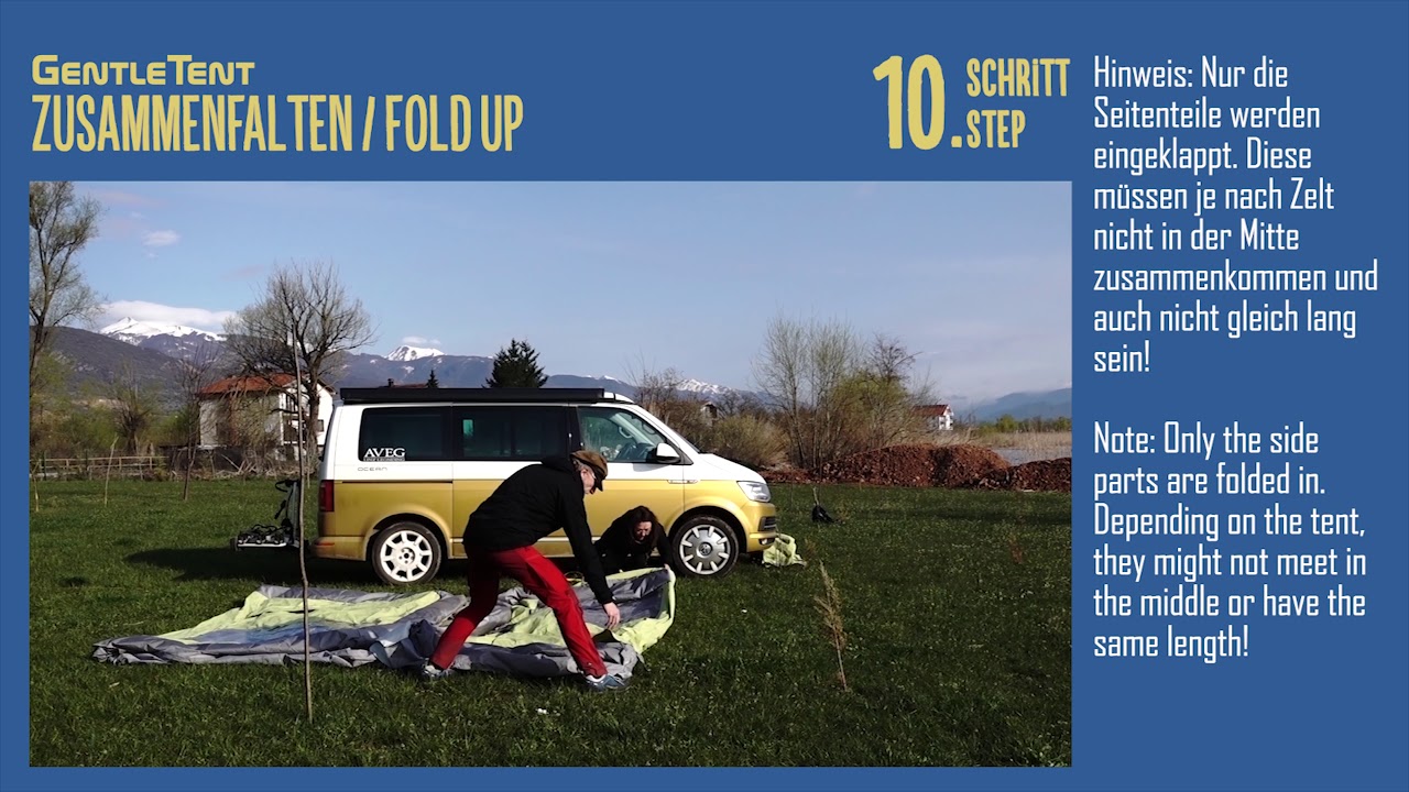 Abbau-Anleitung für aufblasbare GT HOME Vorzelt-Modelle (310/410/VAN)