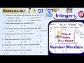 Class 6 Maths Integers Full Explanation | Exercise 10.1 Q1–7 Easy Tricks 🔥| Study with Jyoti