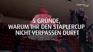 5 Gründe, warum ihr den StaplerCup 2022 nicht verpassen dürft! by StaplerCup - die Meisterschaften im Staplerfahren 327 views 1 year ago 1 minute, 16 seconds