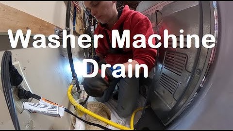 Clogged Drain #129 How We Clean A Washer Machine Drain