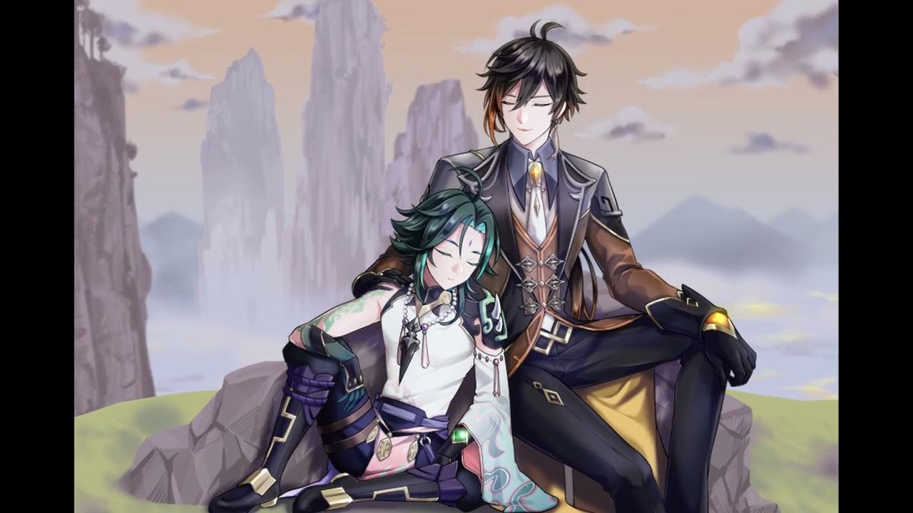 Моракс геншин архонт. Чжун ли и нёвиллет драконы. Невиллет и чжун. Тарталья геншин. Джун ли геншин импакт арт.