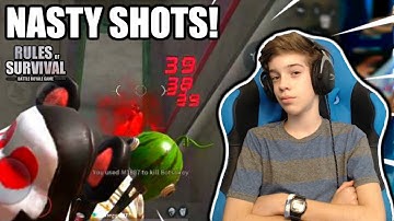 MY FIRST KILL MONTAGE #01 (My DIRTIEST Shots) // Rules of Survival Mobile