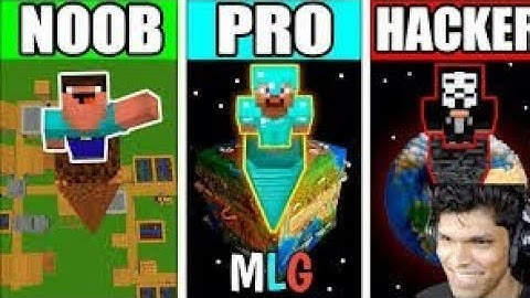 Noob Vs Pro Vs Hacker Water Bucket Trick MLG