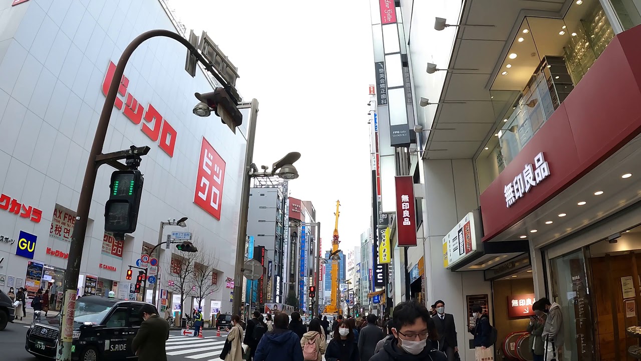 4k Tokyo Walk Shinjuku Sanchome 新宿三丁目 Japan Mar 21 Youtube