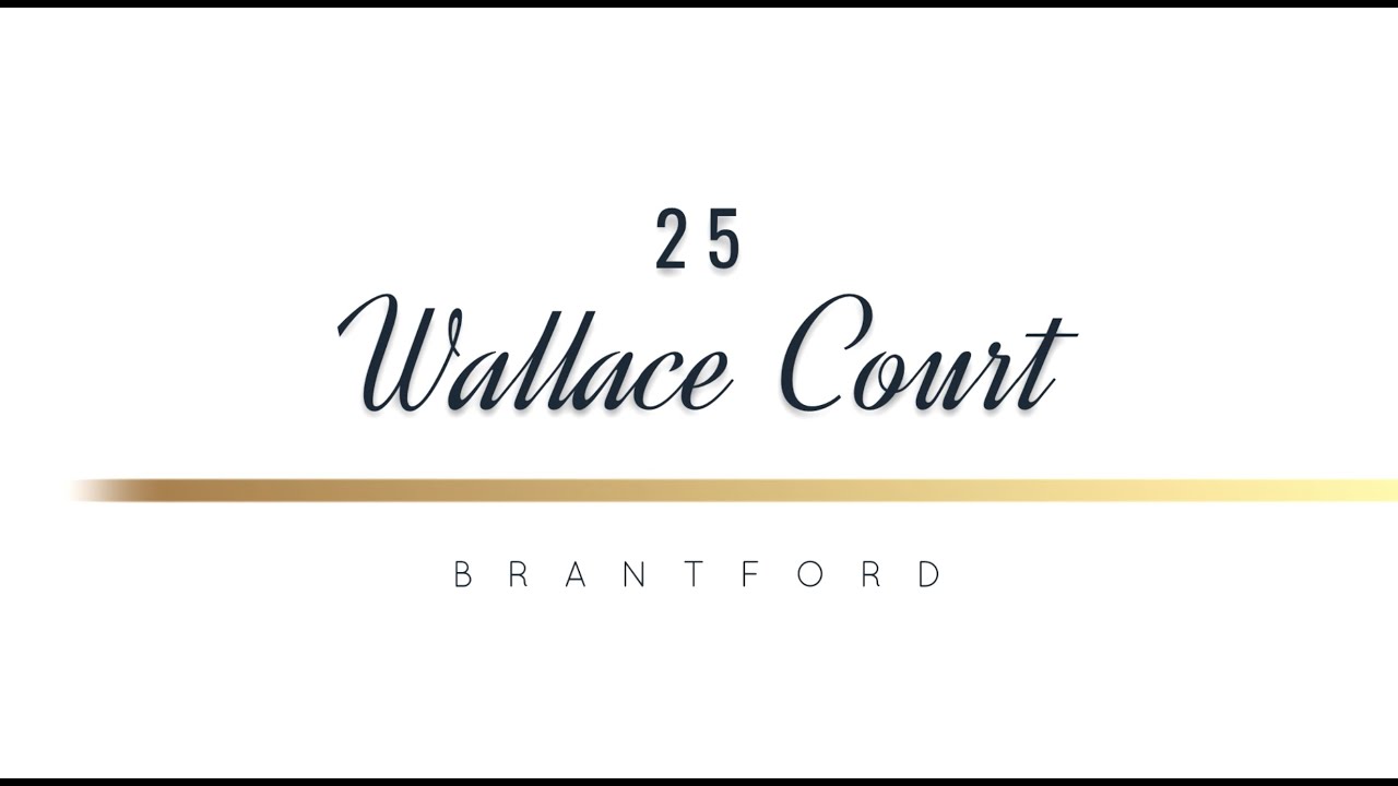 House For Sale 25 Wallace Court, Brant County Unbranded YouTube
