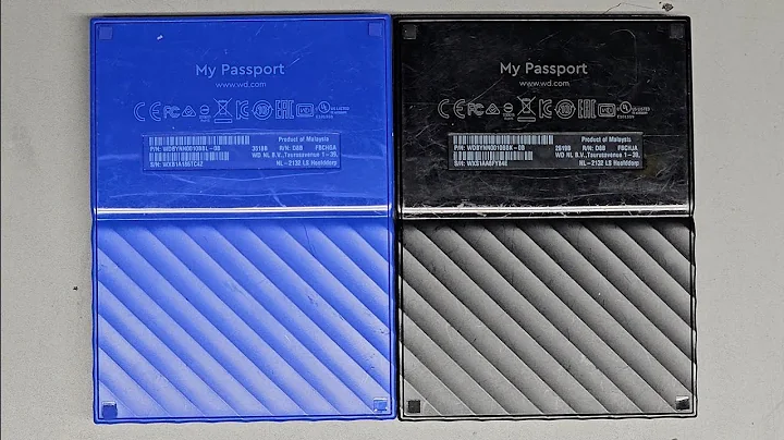 WD Western Digital My Passport External Hard Drive Disassembly Cover Outer Plastic Casing Removal