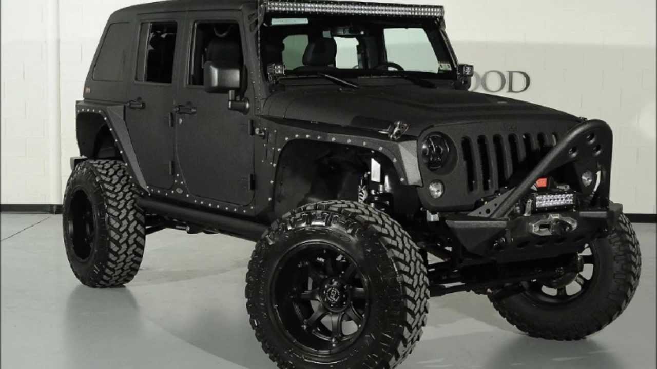 2014 Lifted Jeep Wrangler Unlimited Fastback Kevlar Coated - YouTube