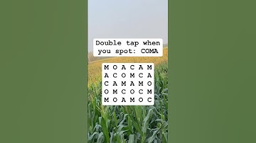 Observation Visual Test: 5 Seconds For You To Spot COMA. Try Your Skills!  #search #puzzle #shorts