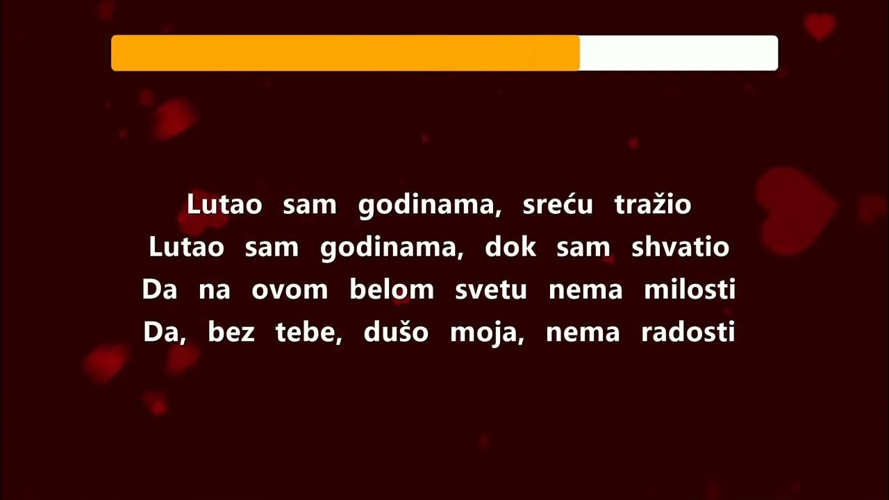 Toma Zdravkovic Kafana je moja sudbina (Lyrics / tekst) YouTube