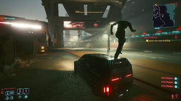 Odd camera glitch w/ broken "3rd person view," Cyberpunk 2077 1.04
