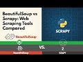 BeautifulSoup vs Scrapy - Python Web Scraping Tools Compared