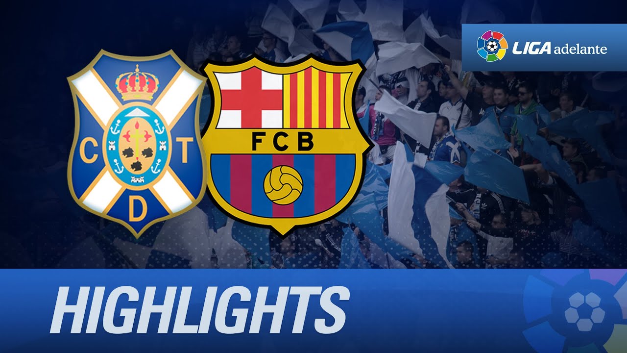 Resumen de CD Tenerife (2-0) FC Barcelona B - HD - YouTube