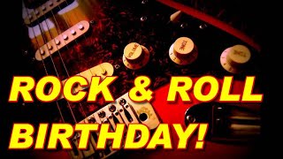 Video thumbnail of "HARD ROCK HAPPY BIRTHDAY - Rock Guitar Version in Key of C Major (Copyright 2019)"