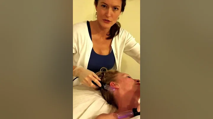 Brandi Owens RN demonstrating ELT Electro-Lymphati...
