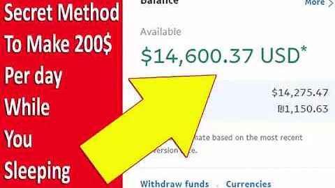 How To Make 200$ Per Day While Sleeping With Proof Earning - Online Money Maker
