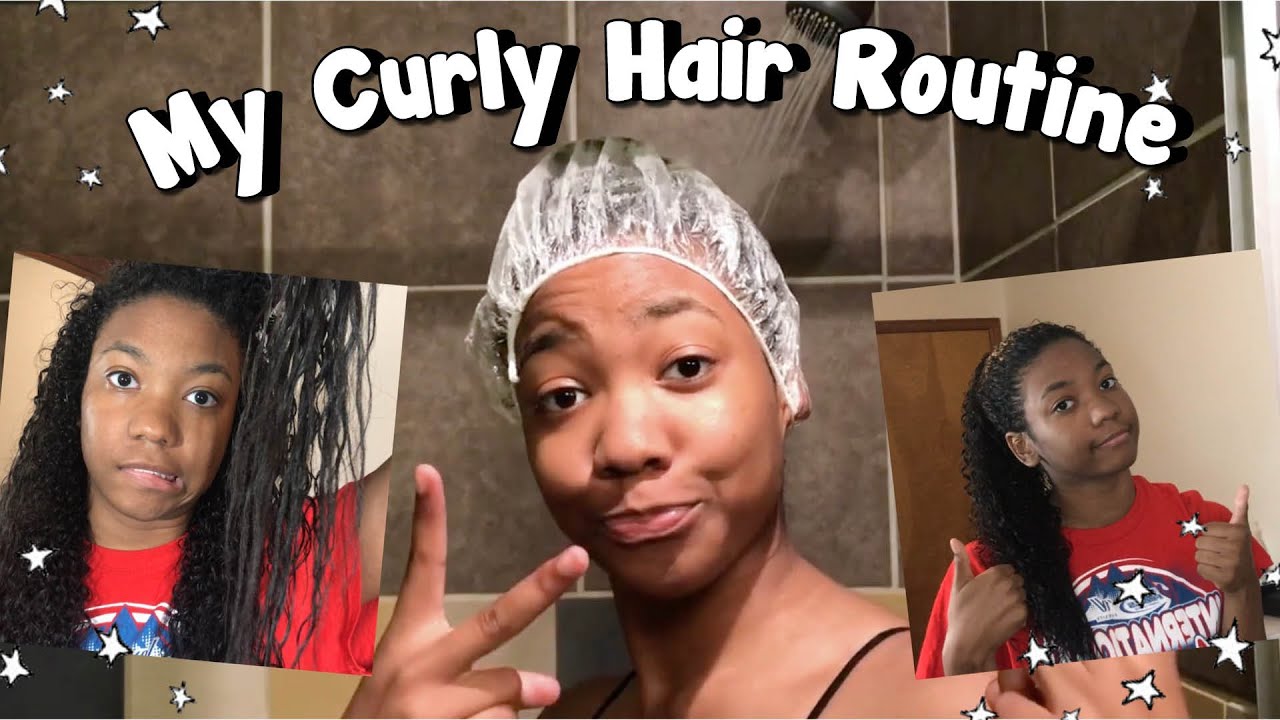 Curly Hair Routine + Hairstyles to Hide Heat Damaged Hair 
