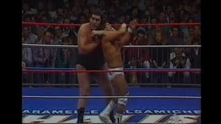 WWF Wrestling al Palatrussardi di Milano, 15 Ottobre 1988