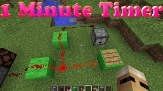 Minecraft Simple 1 Minute Timer How To Make A Timer In Minecraft - YouTube