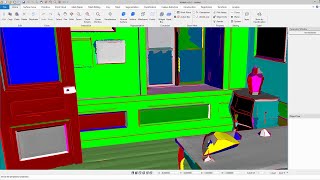 3D Mesh Segmentation for Indoor Scenes