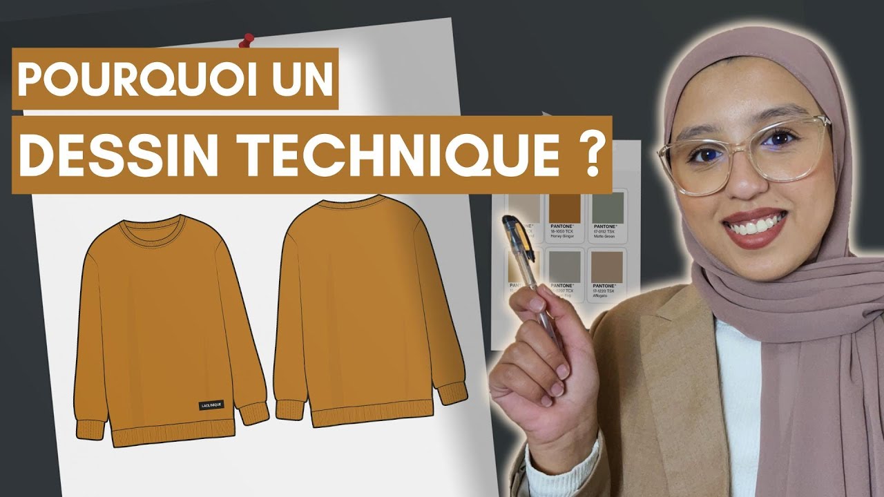 créer 5 dessins techniques pour votre collection de 5 articles de vêtements