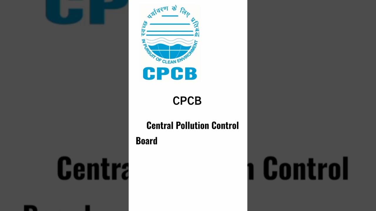 full form of CPCB