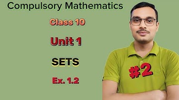 Concept of Problems Ex. 1.2 Unit 1