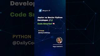 Junior vs Senior Python Developer – Code Smarter! 🧠🐍