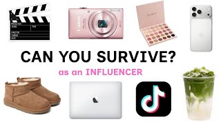 Can You Survive The Day as an INFLUENCER | Interactive Aesthetic Game 