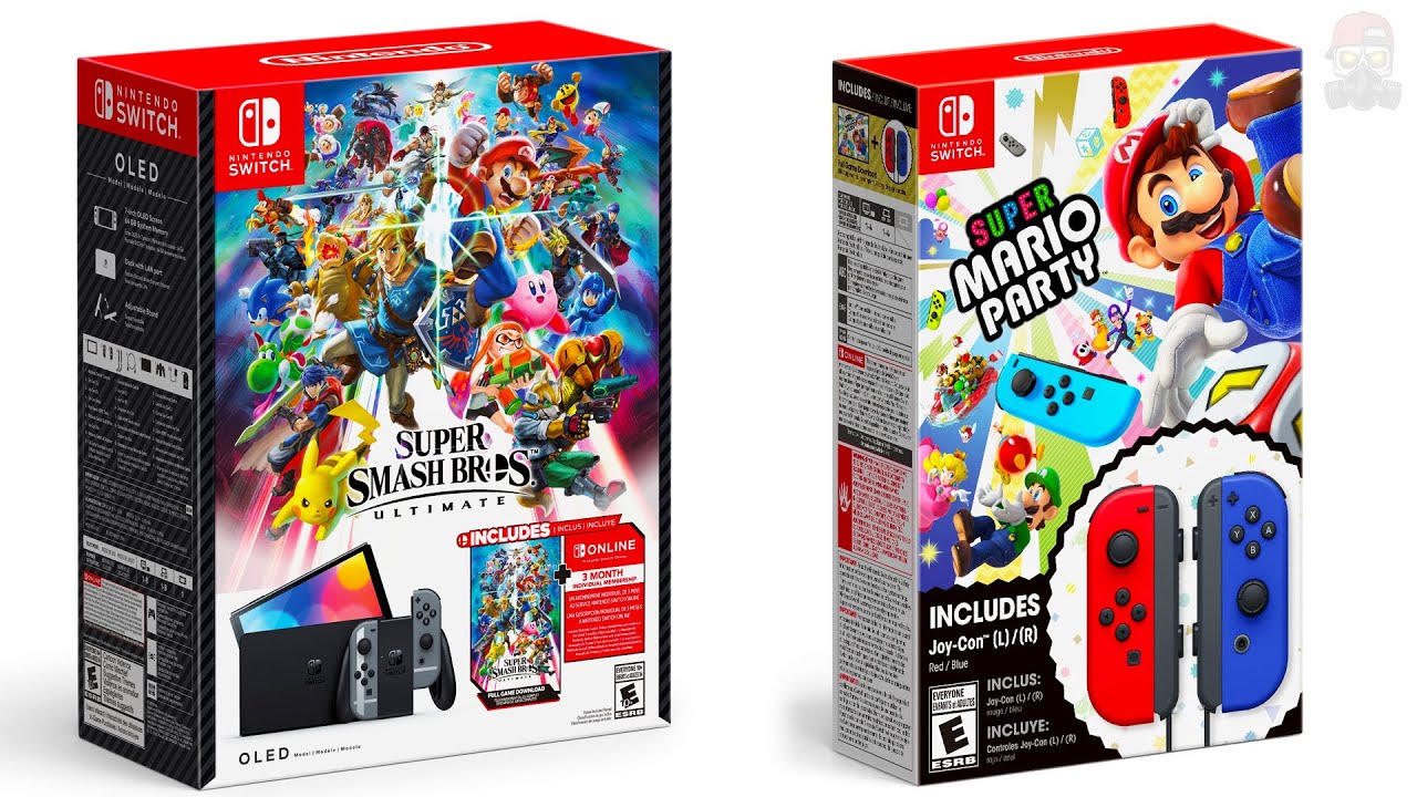 Nintendo Super Smash Bros. Ultimate Bundle with Super Mario Party