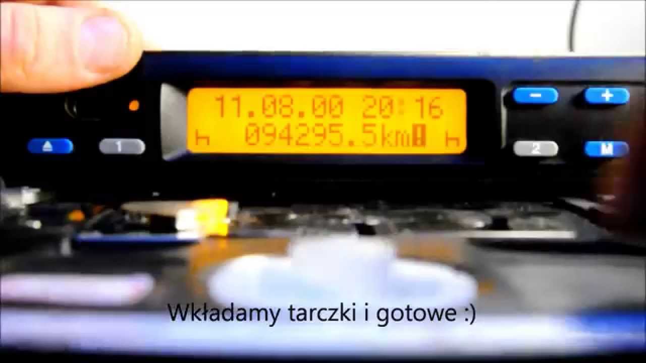 Ustawienie zegara w tachografie analogowym Siemens 1324