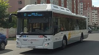 Автобус ЛиАЗ-5292.67 (CNG) № Н 377 УА 62 №1209 маршрутом №17 "ДПР-5 - пос. Семчино"