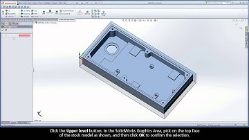 SolidCAM iMachining Training Course - Exer #9: Define a Drilling operation (pre-drill through hole)
