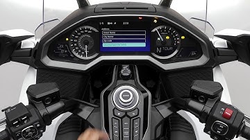 Gold Wing Owner Video - Using the Satellite Navigation System